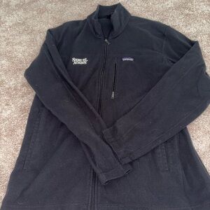 Patagonia Black Zip Up Sweater